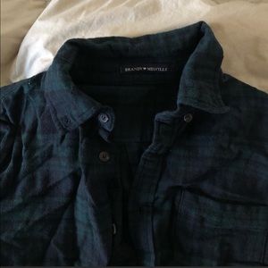 plaid button up shirt